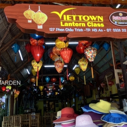 Dạy làm lồng đèn Hội An