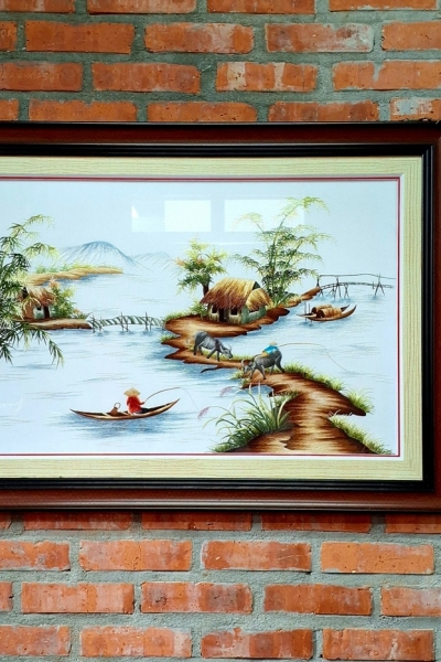 Tranh thêu tay EW truyền thống